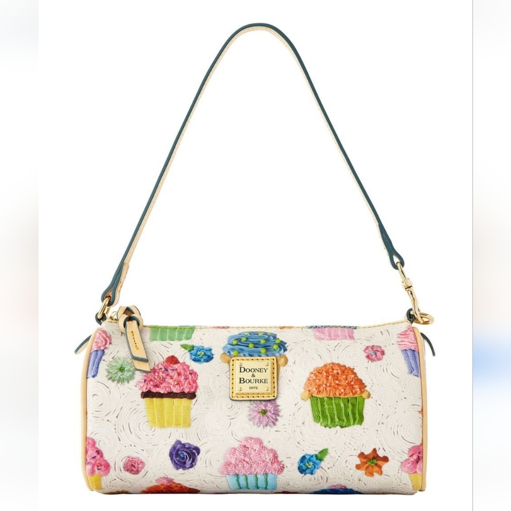 NWT Dooney & Bourke Cupcake Print Wristlet Bag